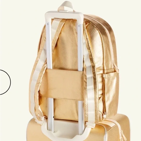 STATE Metallic Gold Kids Travel Backpack - Picture 8 of 10
